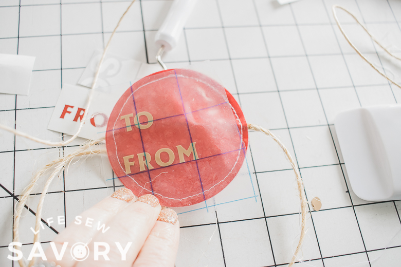 place letters on vinyl