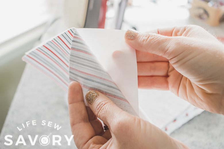 peel paper off