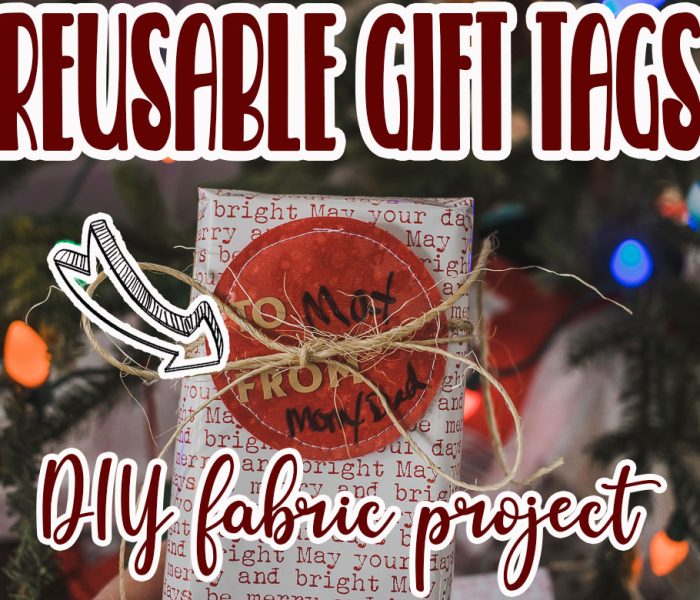 reusable fabric gift tags