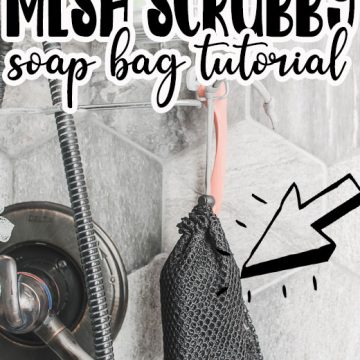 mesh soap bag sewing tutorial