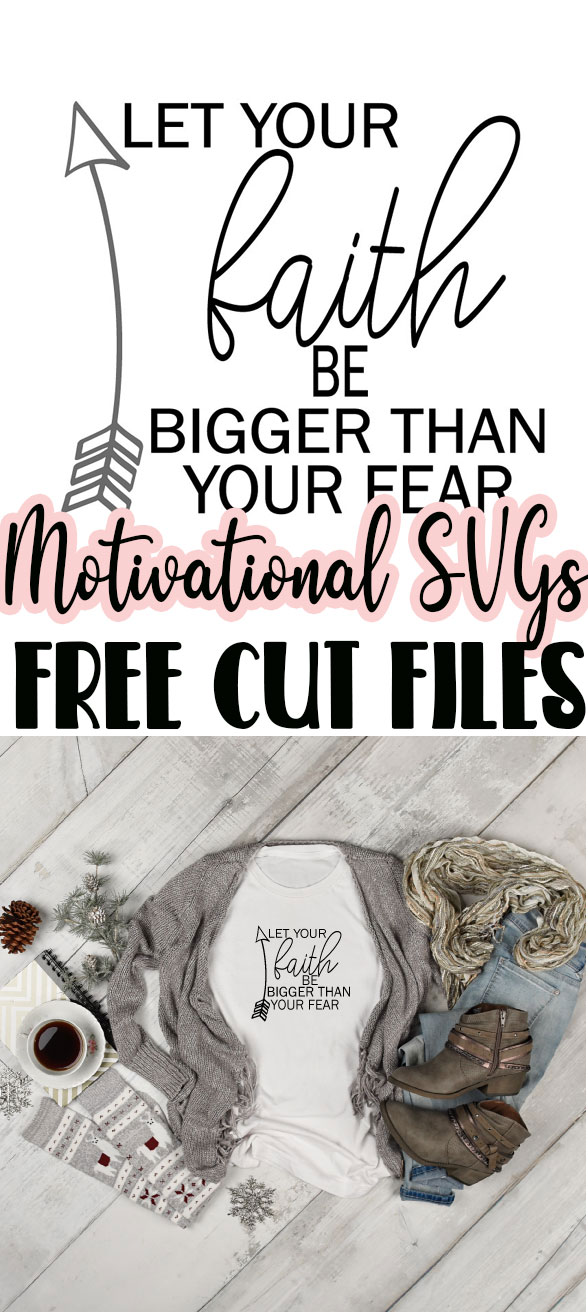 Let your faith Motivational quote from Life Sew Savory