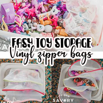 DIY toy storage bag