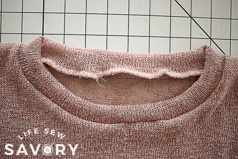 sew on neckband