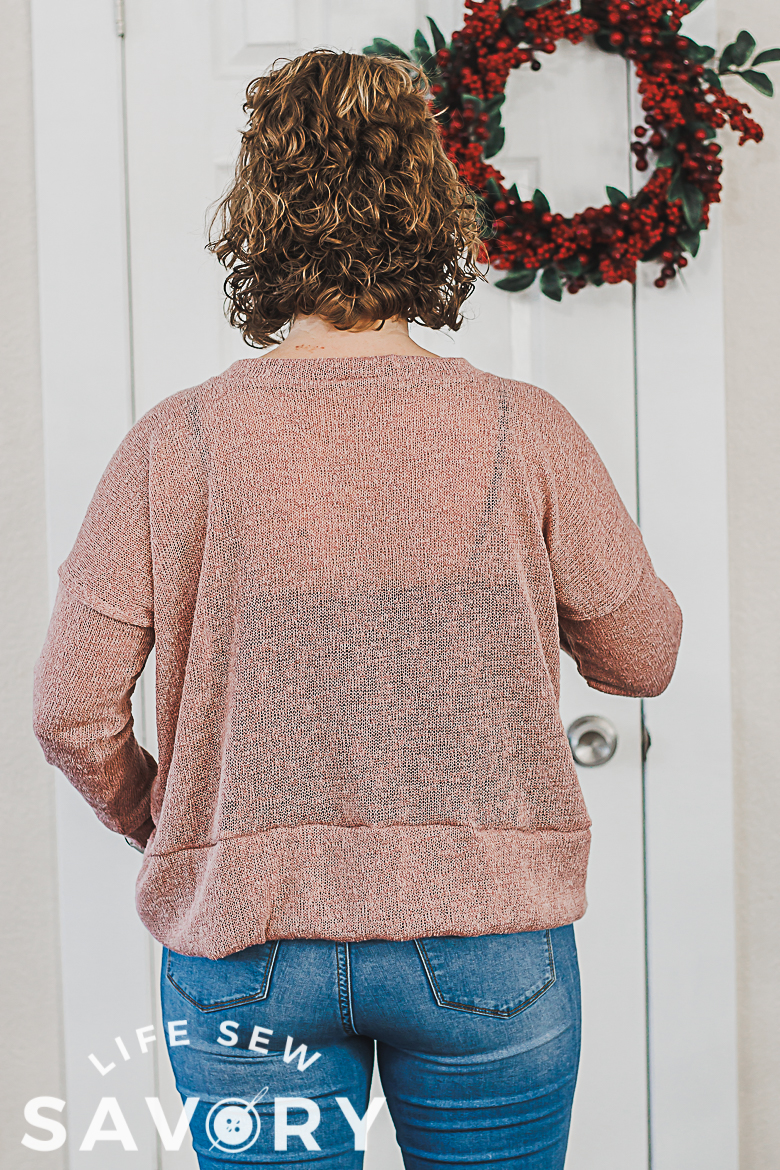 sew a sweater without a pattern
