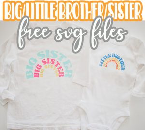 sibling shirts to make with free cut files
