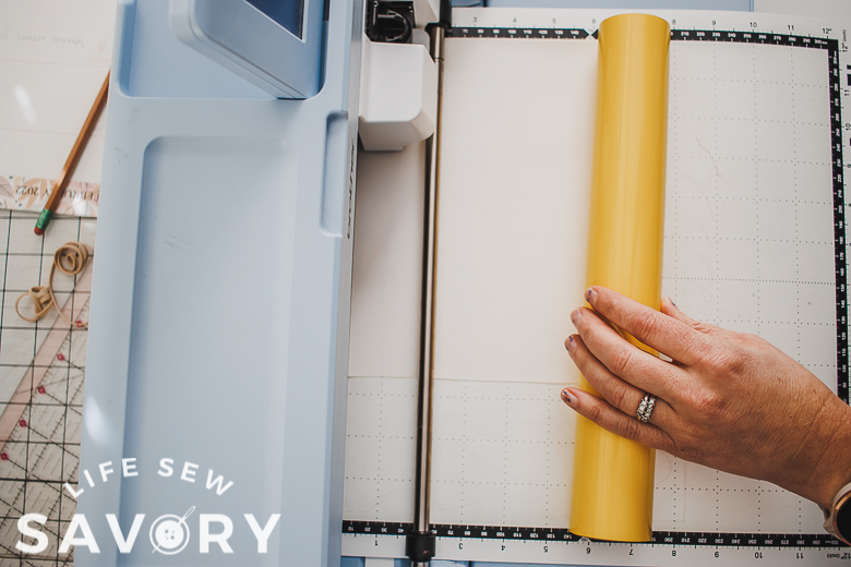 cut each layer of vinyl