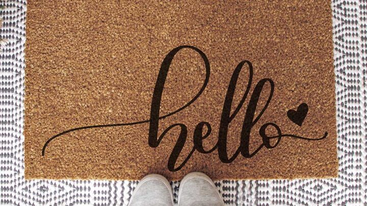 Image for Free Hello Welcome Mat SVG