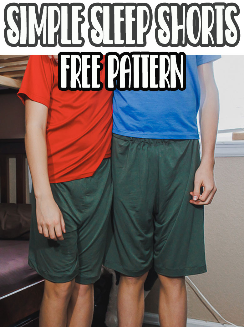 free sleep shorts pattern