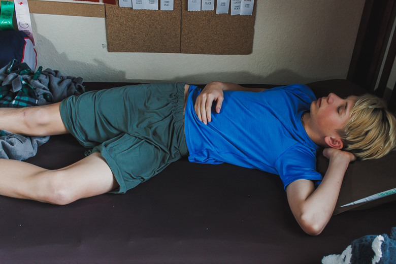 sew sleep shorts for boys