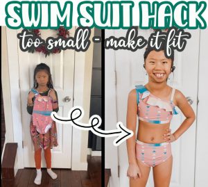Sewing hack: One to two piece suit