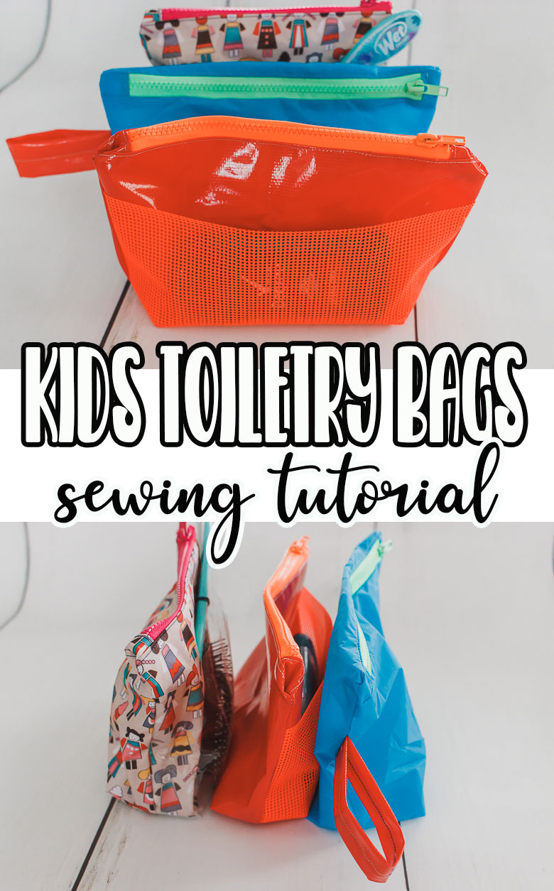 DIY kids toiletry bags tutorial