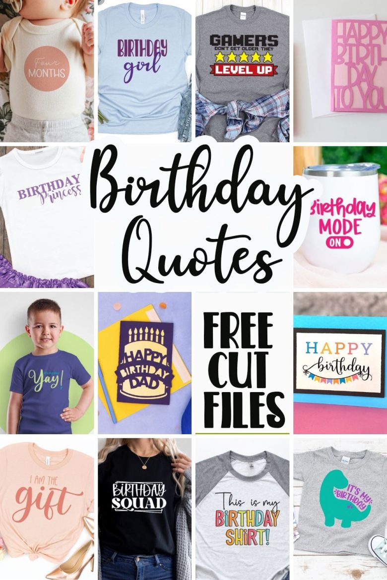 create fun birthday shirts with this birthday girl / boy free SVG file. DIY birthday shirts are easy to make with free cut files and you will love how fun and easy these are to make and wear.