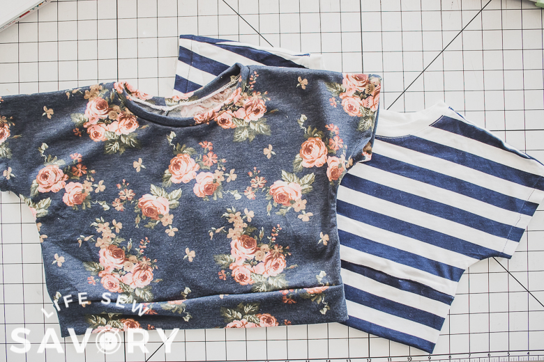 finished crop top