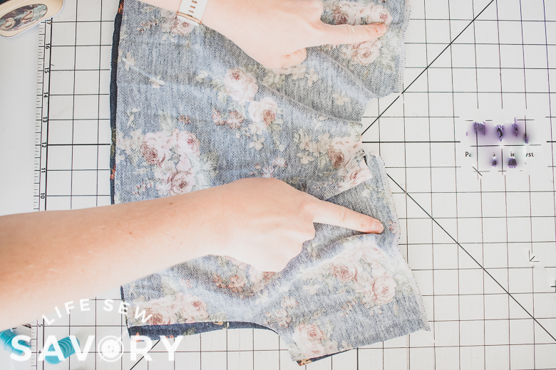 sew shoulder seams