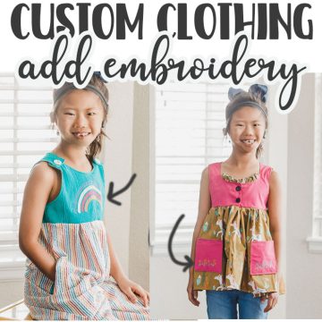How to make custom clothing with embroidery