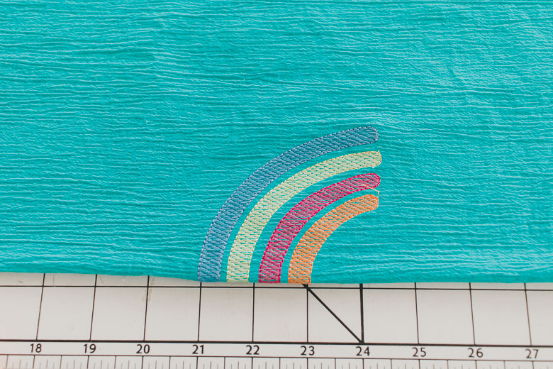 fold fabric in half for bodice cutting