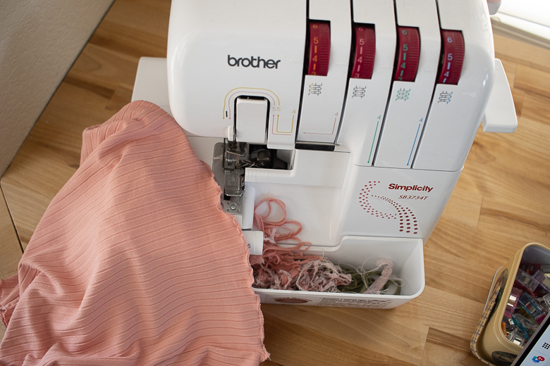 lettuce hem with serger
