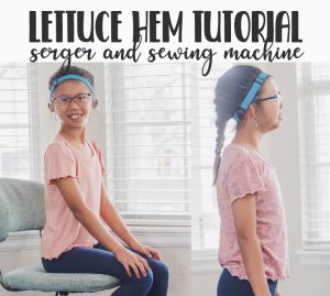 how to sew a lettuce hem