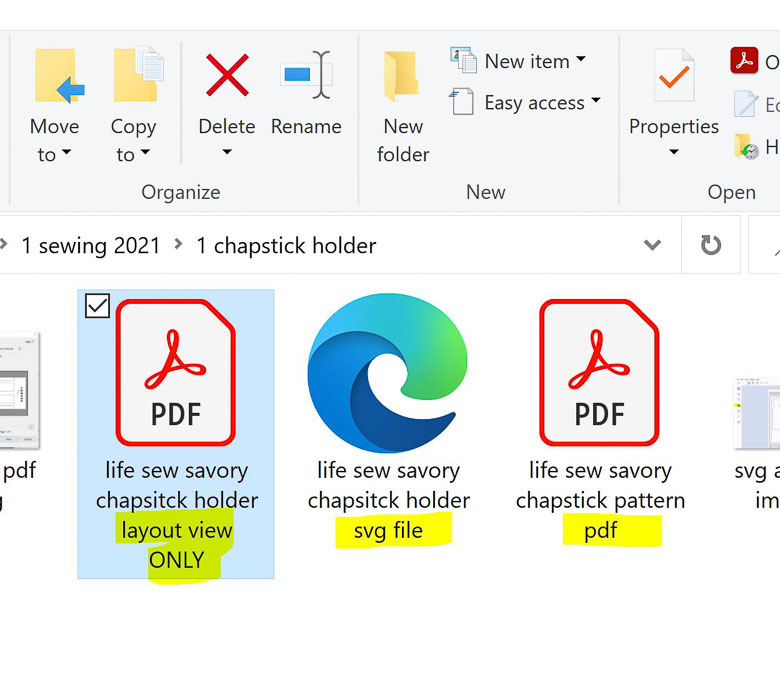 included template files