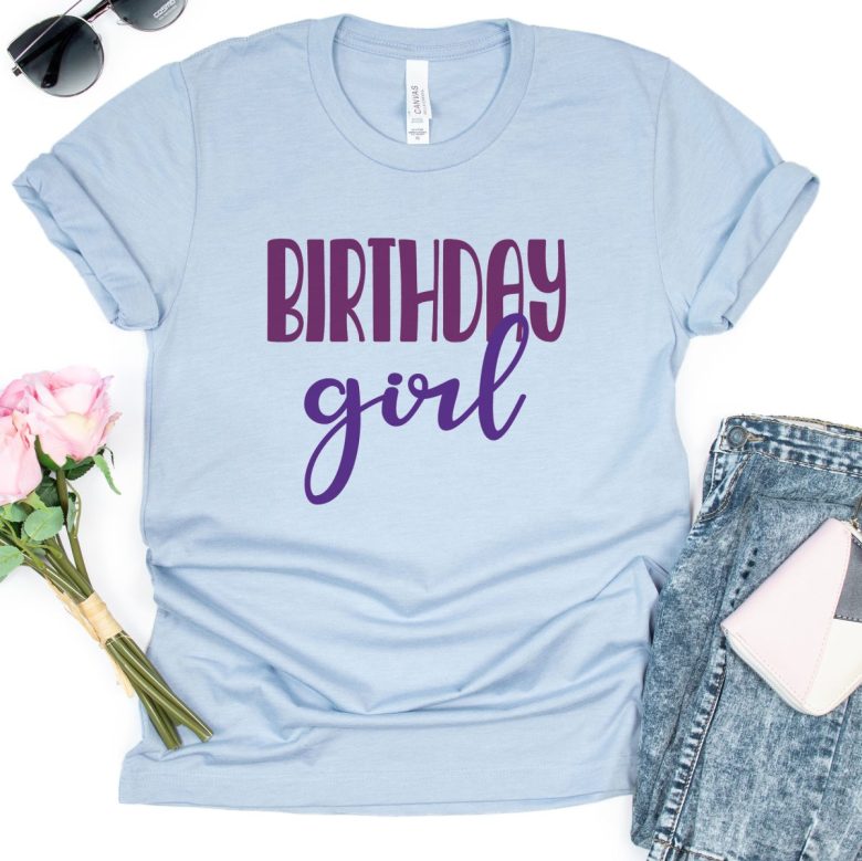 birthday girl free shirt design