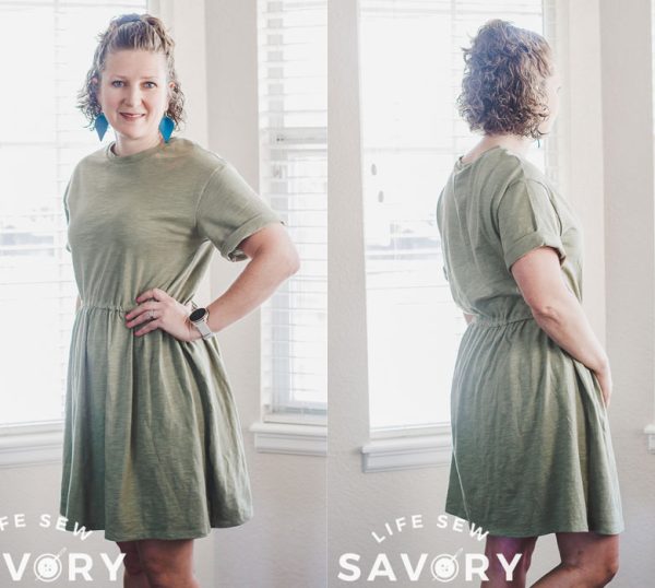 Free Tshirt dress pattern