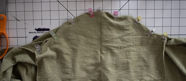 pin and sew sleevce