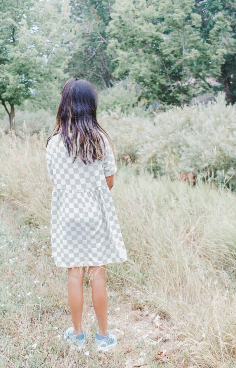 how to sew a cute knit dress
