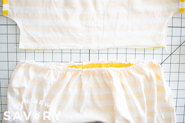 gather skirt to match top