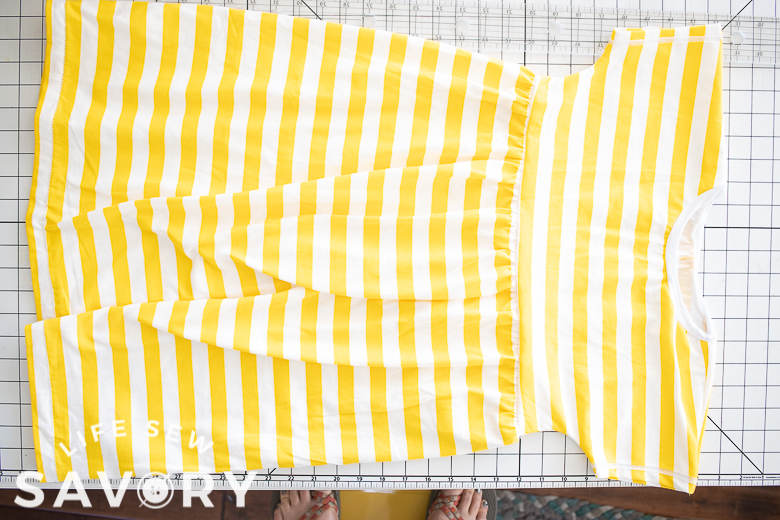 finish dress flatlay