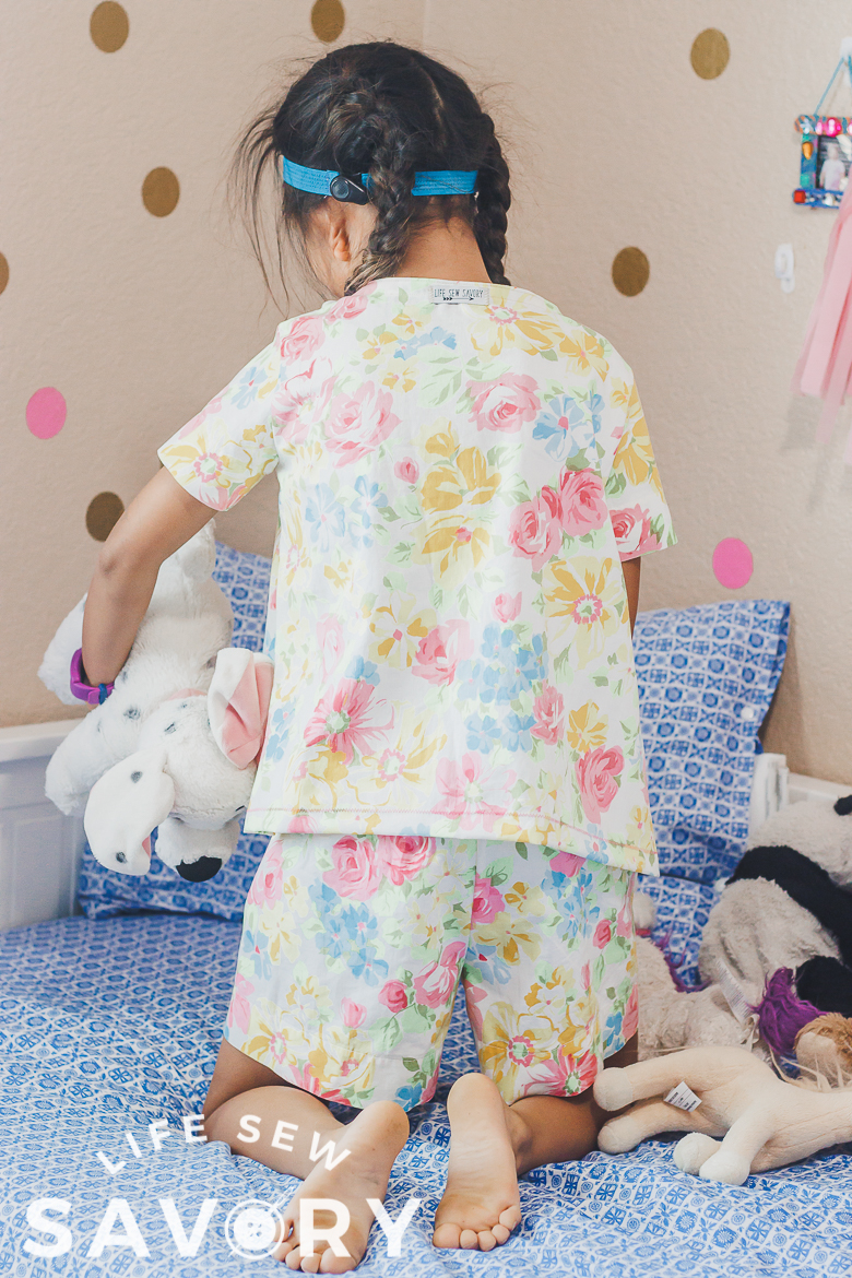 sewing pjs from vintage sheets