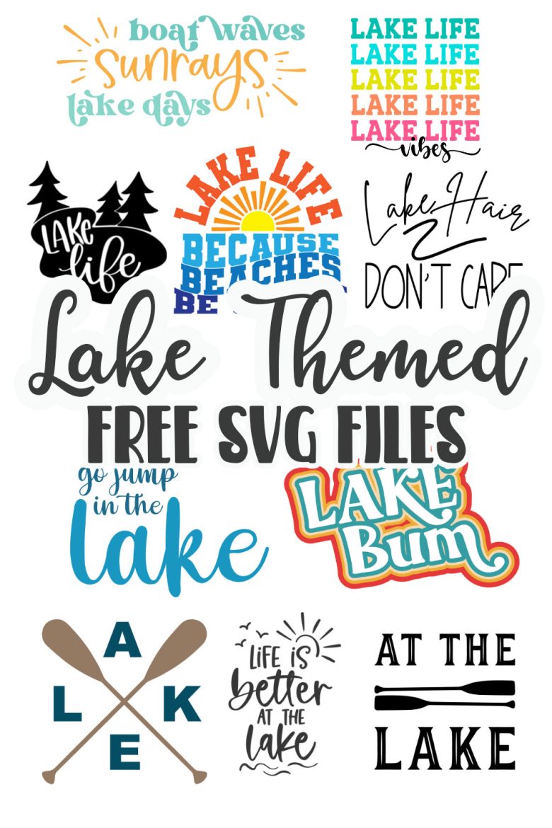 lake themed cut files