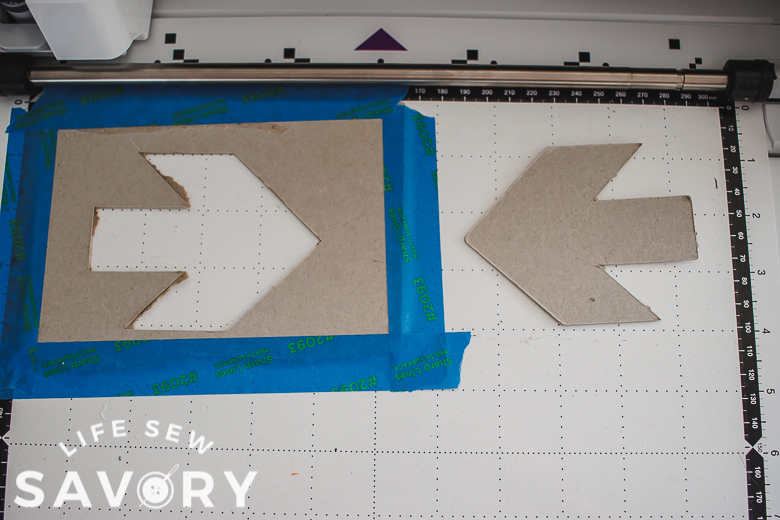 cut cardboard with scanncut