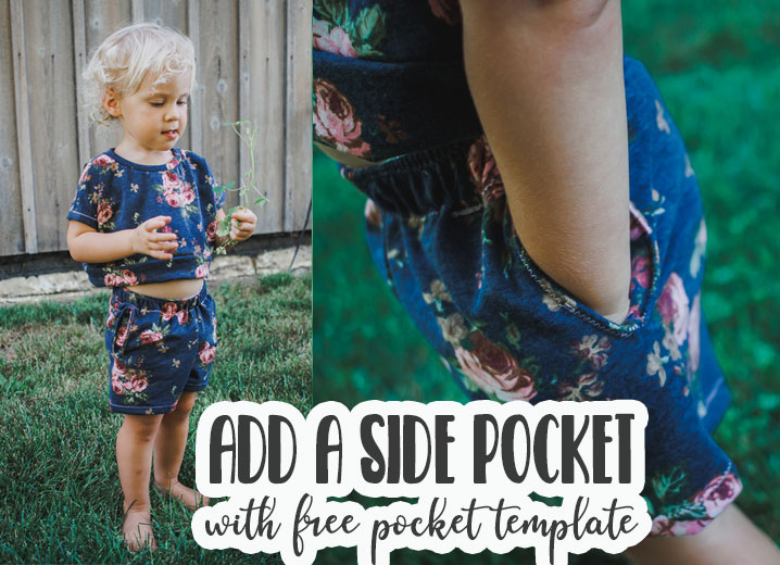 how to add a side pocket without a side seam