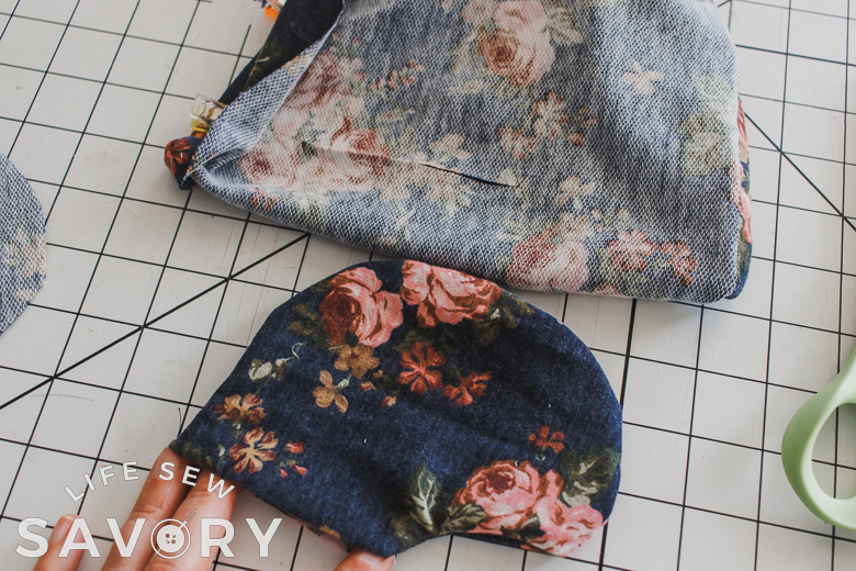 cut side opening turn pocket