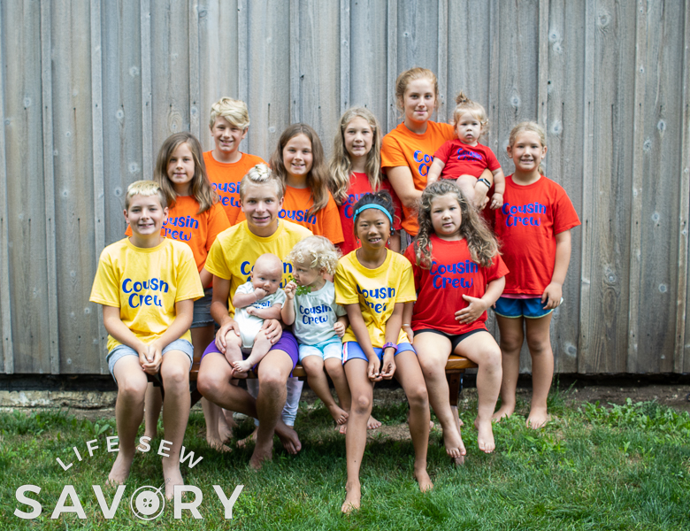 family reunion shirts made with heat transfer vinyl