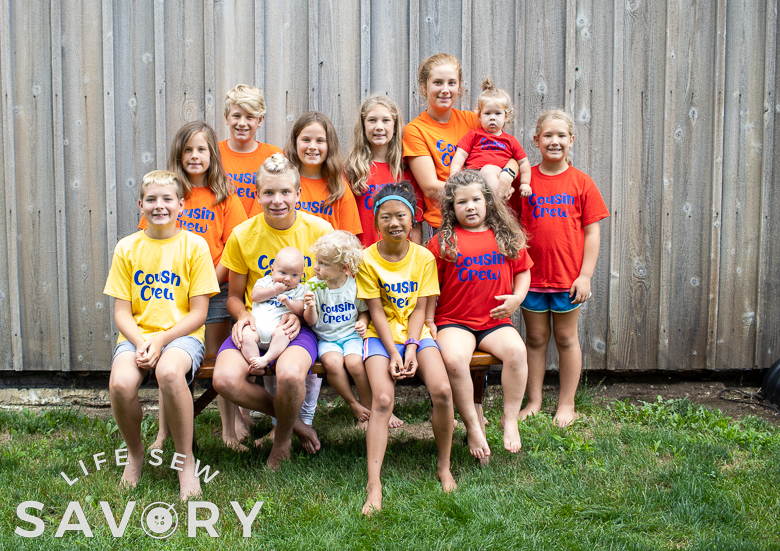 easy cousin crew shirts for family reunion time