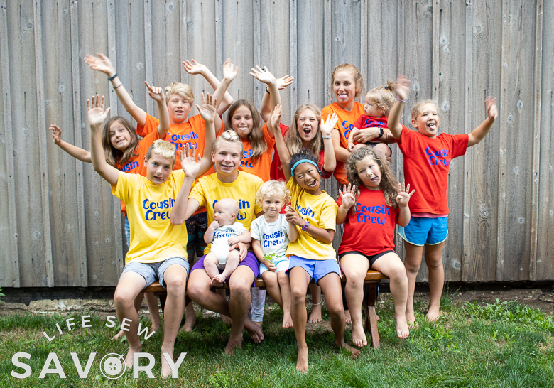 DIY shirts for family reunion time