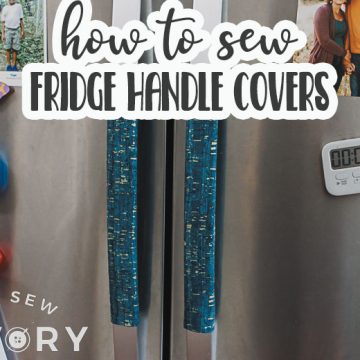 fridge handle covers sewing tutorial