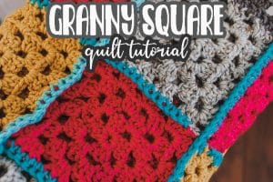how to crochet a granny square quilt
