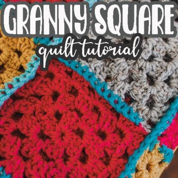 how to crochet a granny square quilt