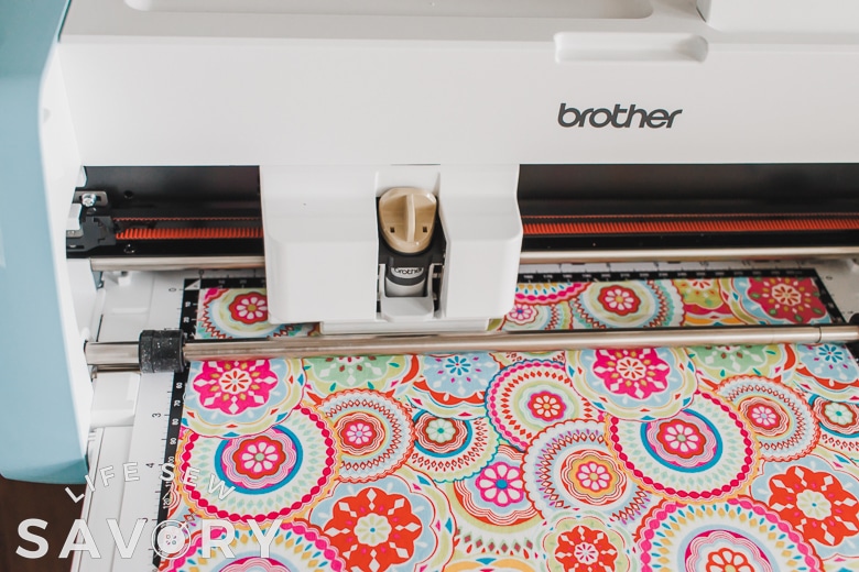 cutting fabric with a scanncut