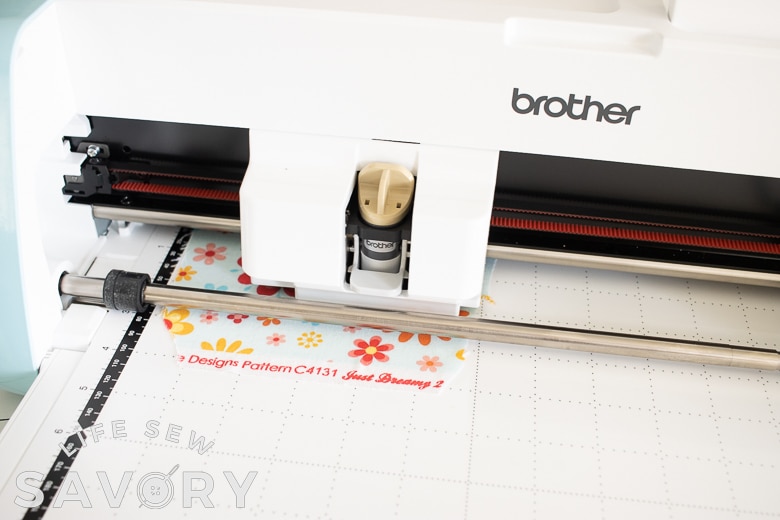 cutting cotton fabric on a scanncut machine