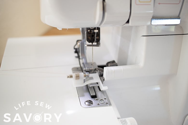 blind hem foot and single needle