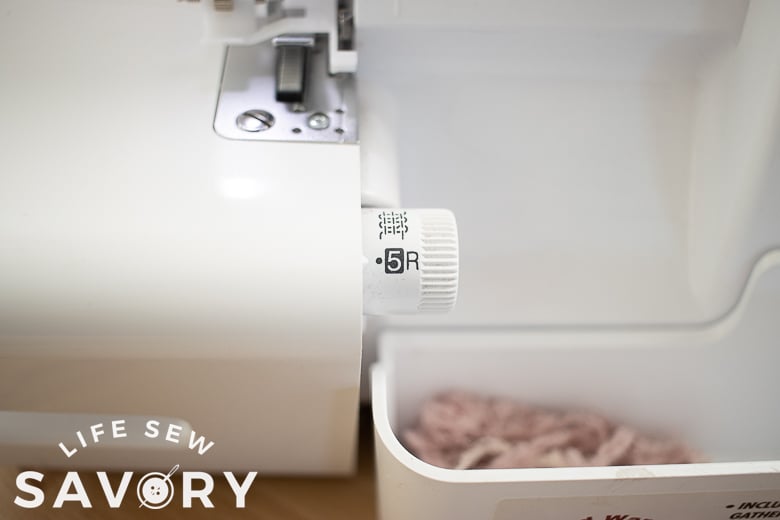 serger settings for flatlocking