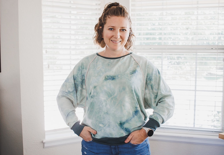 how to sew a sweatshirt