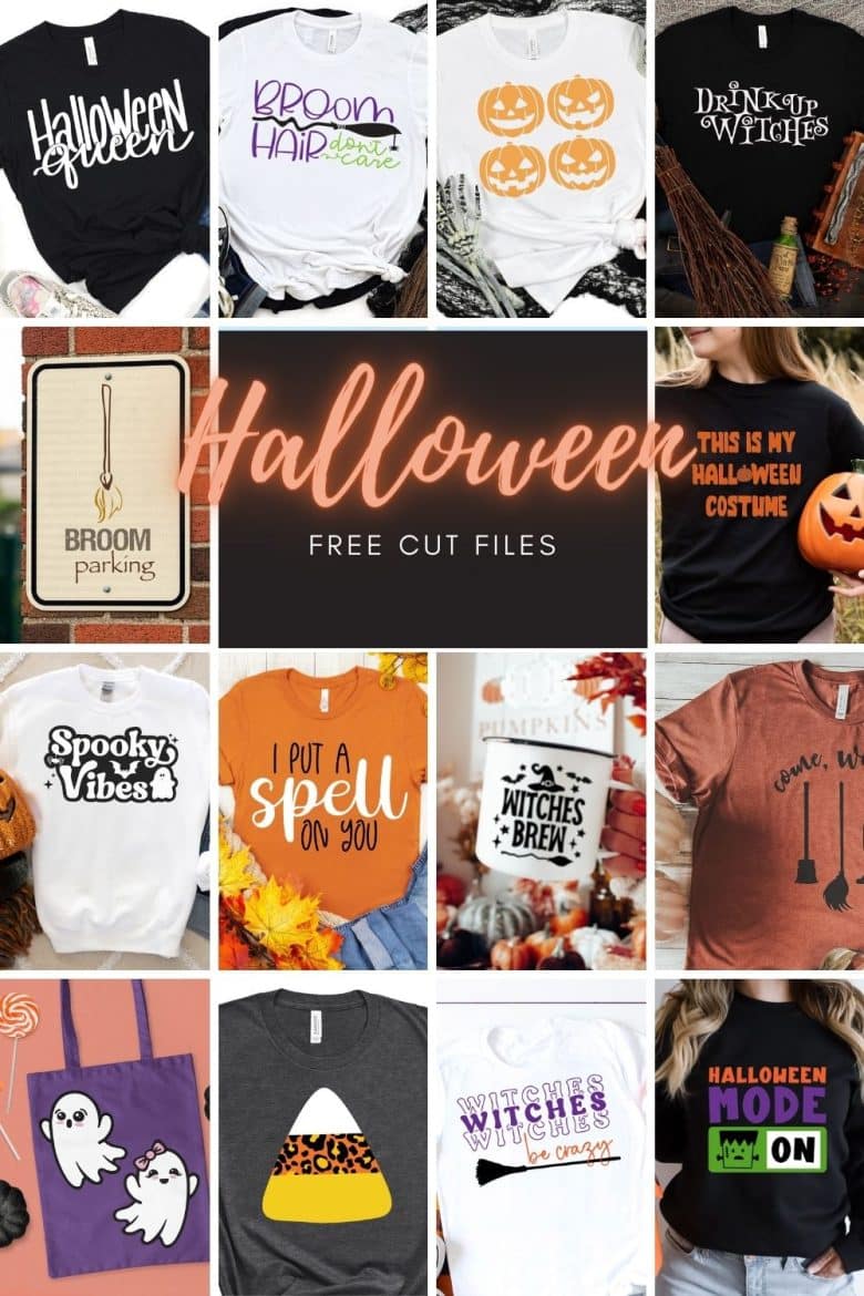 Halloween cut files for free fall crafting