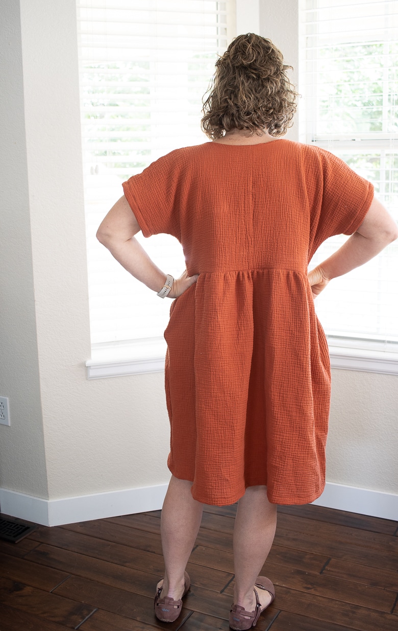 Free Loose dress sewing pattern for women