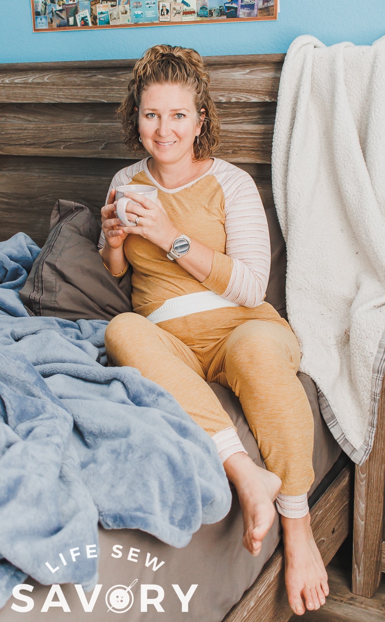 cozy fall pjs sewn with free patterns