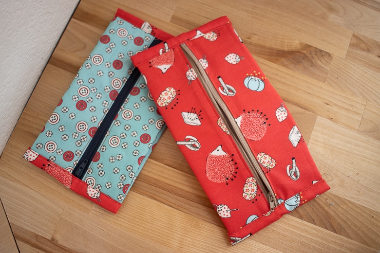 popcorn pouch folded flat