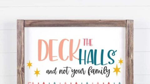 Image for Deck The Halls And Not Your Family SVG